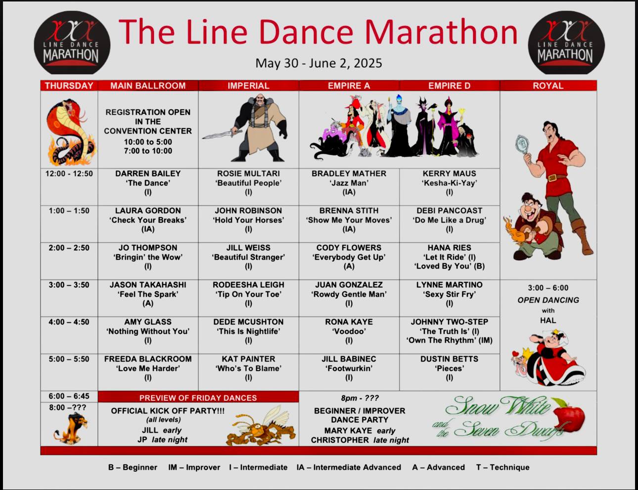 Workshop Schedule