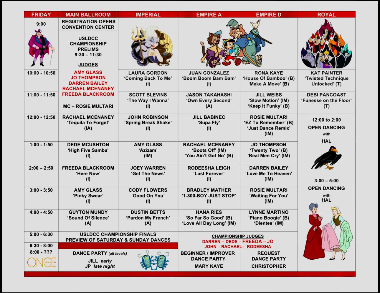 Workshop Schedule